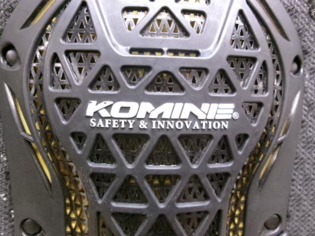 【KOMINE】バックインナープロテクター ブラック L SK-829