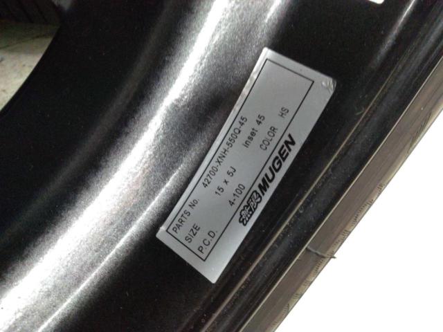 MUGEN(無限) MDY 【42700-XNH-550Q-45】+YOKOHAMA BluEarth-RV RV03CK 165/55R15 75V