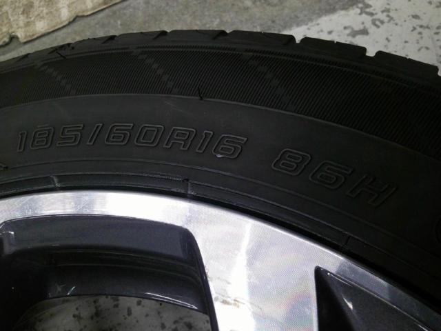 マツダ (MAZDA) DJ系デミオ 純正ホイール + DUNLOP ENASAVE EC204 185/60R16 86H