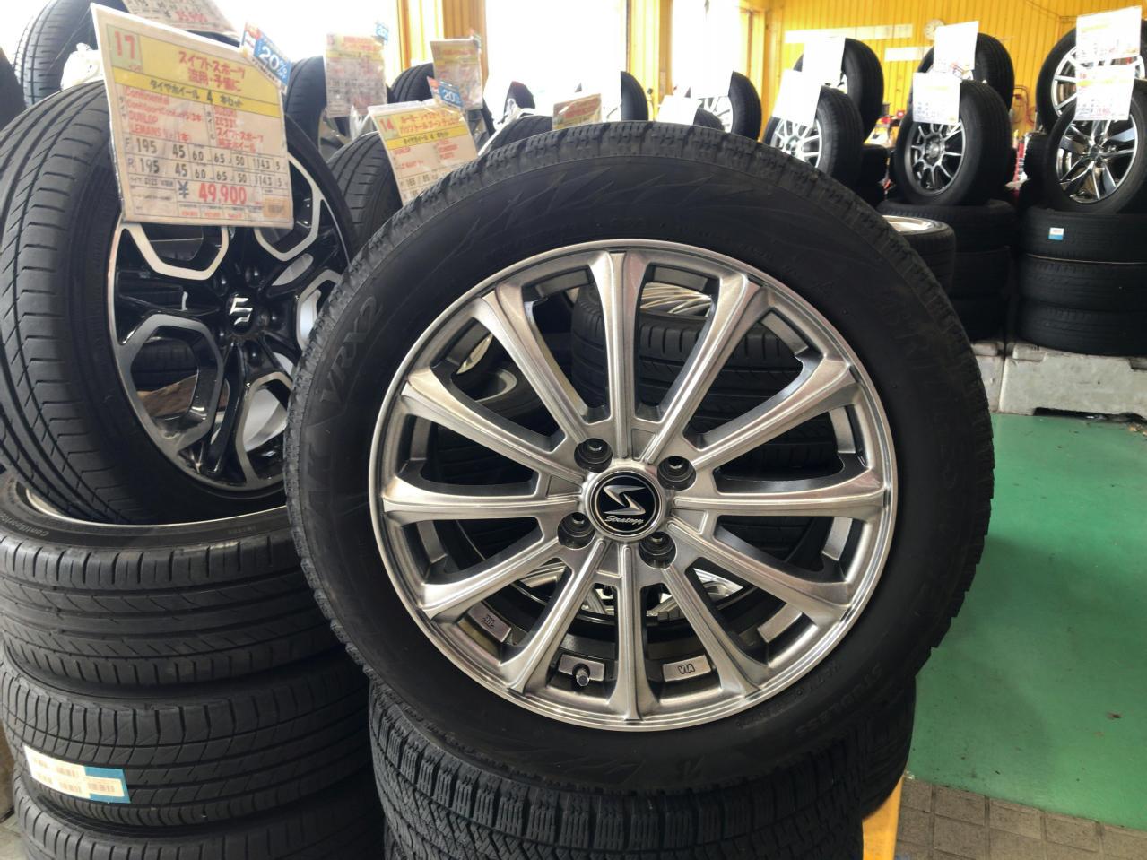 BilletStarJapan Strategy KSⅡ + BRIDGESTONE BLIZZAK VRX2 | やや傷 
