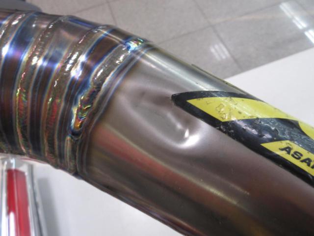 ASAHINA Racing GPスタイル メガフォン チタンフルEX ショートタイプ