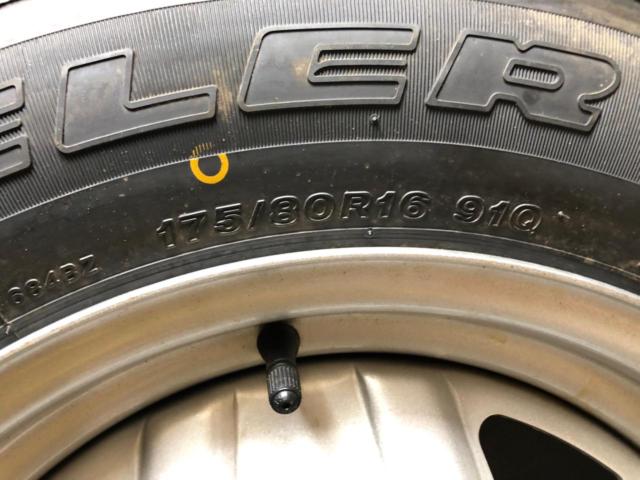 【スズキ純正】 JA11ジムニー純正スチールホイール+【BRIDGESTONE】DUELER H/T684