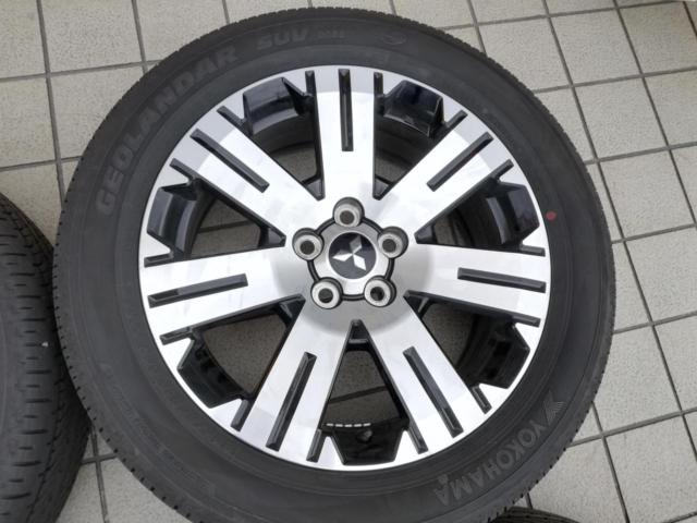 三菱純正 デリカD:5純正5本スポーク+YOKOHAMA GEOLANDAR SUV G055 225/55R18