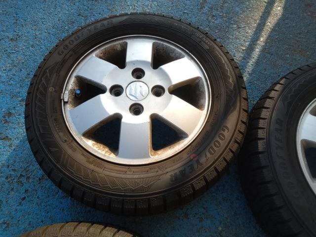 スズキ純正(SUZUKI) DA64W/エブリィワゴン純正ホイール  + GOODYEAR(グッドイヤー) ICENAVI 8