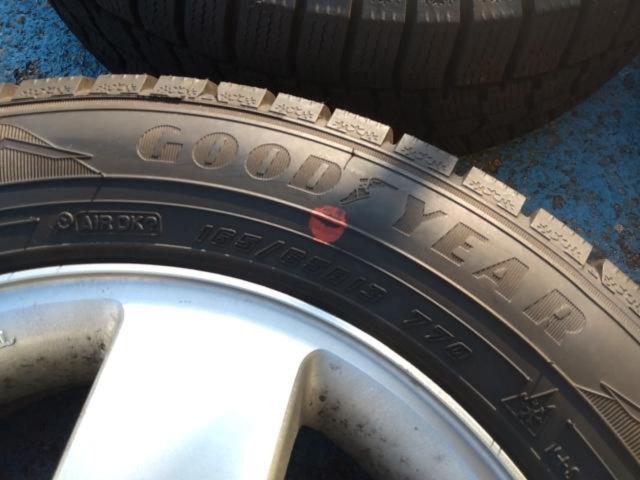 スズキ純正(SUZUKI) DA64W/エブリィワゴン純正ホイール  + GOODYEAR(グッドイヤー) ICENAVI 8