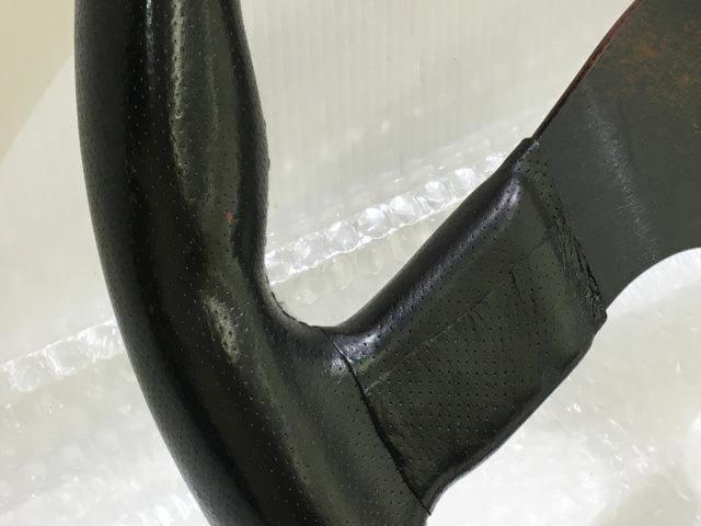 当時物 italvolanti IMOLA  IMORA R レザーステアリング レッド/ブラック 35Φ