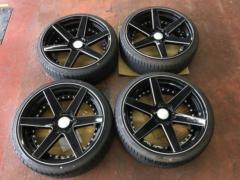 ☆ローダウン ハイエースに☆PANDRA(パンドラ)LUGTEC(ラグテック) STREGA+GOODYEAR EAGLE LS EXE 225/35-20 90W 4本セット