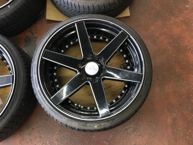 ☆ローダウン ハイエースに☆PANDRA(パンドラ)LUGTEC(ラグテック) STREGA+GOODYEAR EAGLE LS EXE 225/35-20 90W 4本セット
