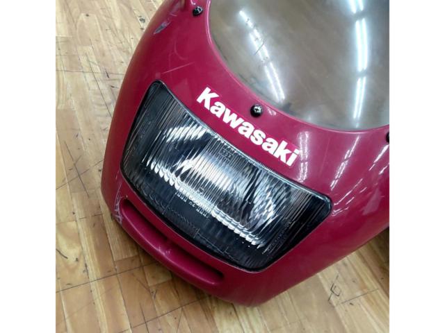 塗装ベースなどに!! 【KAWASAKI】 EX250H/ZZR250純正アッパーカウル+ヘッドライト+ミラー+メーターカバー