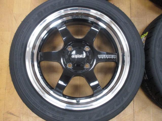 RAYS(レイズ) VOLK RACING TE37 KCR PROGRESSIVE MODEL + DUNLOP DIREZZA ZⅢ(2026年製造) ★新品DIREZZA付き!!★