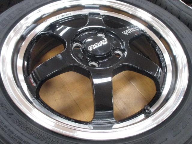 RAYS(レイズ) VOLK RACING TE37 KCR PROGRESSIVE MODEL + DUNLOP DIREZZA ZⅢ(2026年製造) ★新品DIREZZA付き!!★