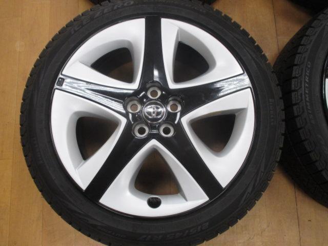 トヨタ純正(TOYOTA) プリウス/50系 Sツーリング純正ホイール + PIRELLI ICE ZERO ASINNETRICO(2022年製造) ★バランス調整済み★