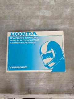 【HONDA】オーナーズマニュアル(英語)