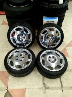 トヨタ 30系セルシオ 前期純正ホイール+WINRUN R330