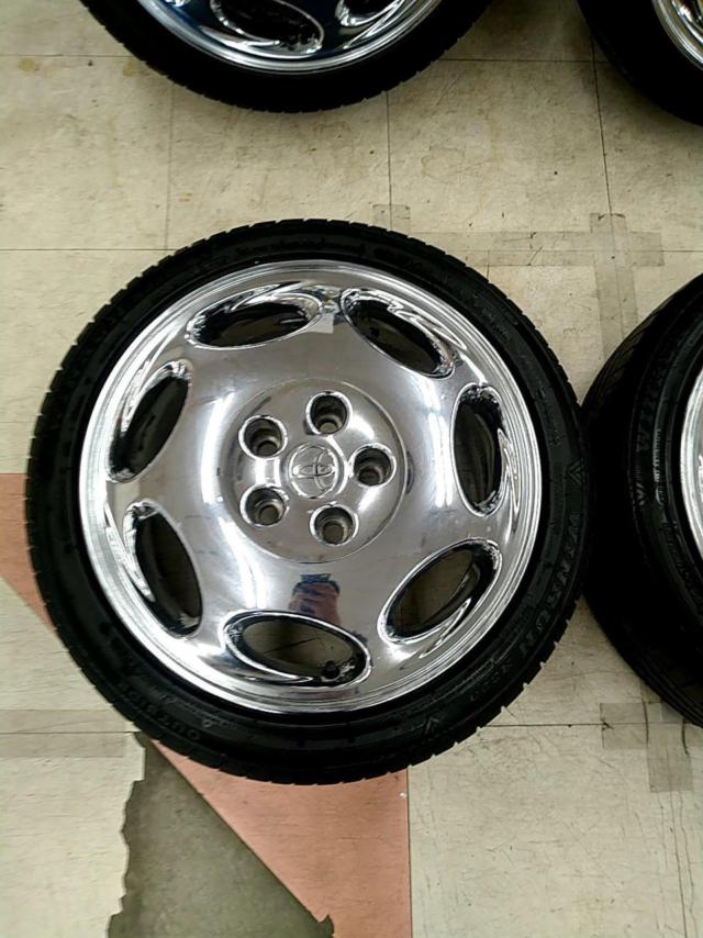 トヨタ 30系セルシオ 前期純正ホイール+WINRUN R330