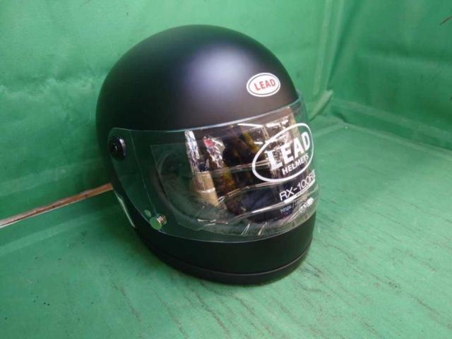 【LEAD】[RX-100RⅡ]フルフェイスヘルメット マットブラック