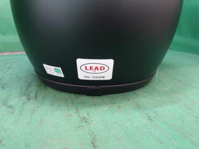 【LEAD】[RX-100RⅡ]フルフェイスヘルメット マットブラック