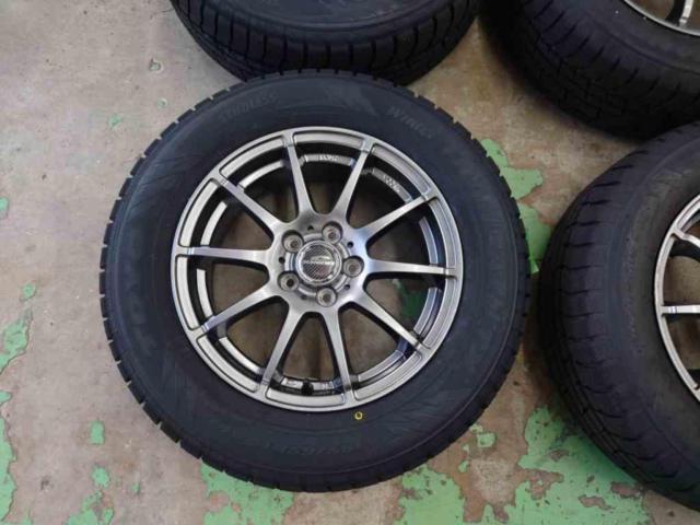 A-TECH(エーテック) SCHNEIDER(シュナイダー) Gran-X (5HOLE)  + TOYO(トーヨー) WinterTRANPATH TX 100-5H 4本セット
