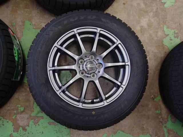A-TECH(エーテック) SCHNEIDER(シュナイダー) Gran-X (5HOLE)  + TOYO(トーヨー) WinterTRANPATH TX 100-5H 4本セット