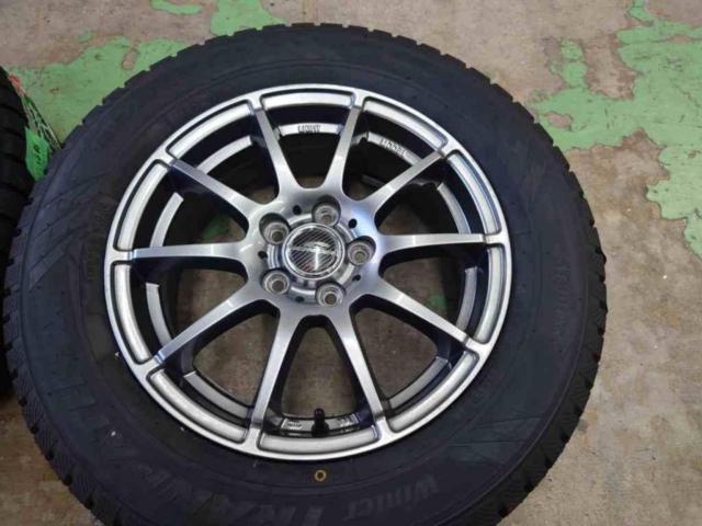 A-TECH(エーテック) SCHNEIDER(シュナイダー) Gran-X (5HOLE)  + TOYO(トーヨー) WinterTRANPATH TX 100-5H 4本セット