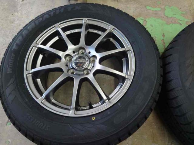 A-TECH(エーテック) SCHNEIDER(シュナイダー) Gran-X (5HOLE)  + TOYO(トーヨー) WinterTRANPATH TX 100-5H 4本セット