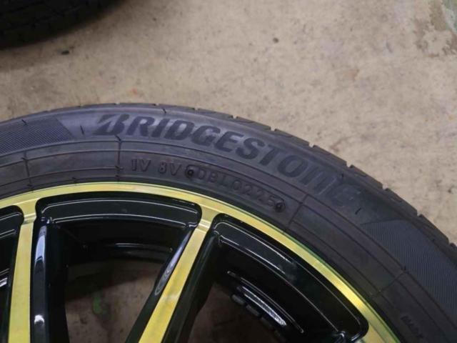 【新品特価!】MARUKA SERVICE SCHNEIDER RX10-K ゴールド  + BRIDGESTONE NEWNO 155/65R14 4本セット