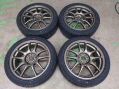 WORK(ワーク) EMOTION(エモーション) CR Kai (5HOLE)  + DUNLOP(ダンロップ) DIREZZA DZ102 215/45R17 100-5H 4本セット