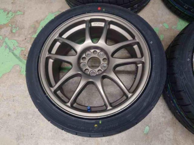 WORK(ワーク) EMOTION(エモーション) CR Kai (5HOLE)  + DUNLOP(ダンロップ) DIREZZA DZ102 215/45R17 100-5H 4本セット
