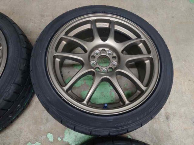 WORK(ワーク) EMOTION(エモーション) CR Kai (5HOLE)  + DUNLOP(ダンロップ) DIREZZA DZ102 215/45R17 100-5H 4本セット