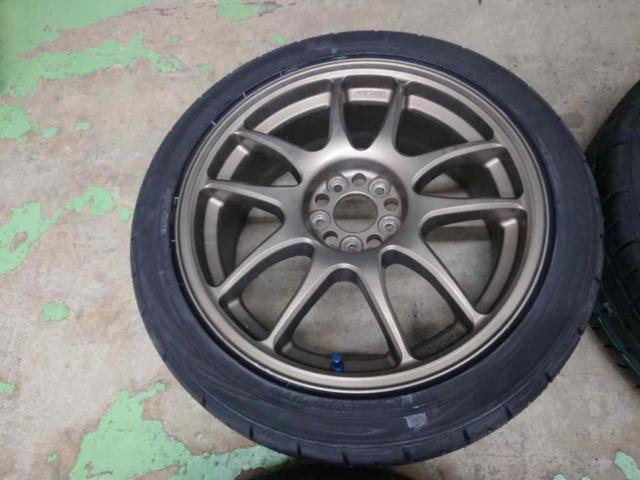 WORK(ワーク) EMOTION(エモーション) CR Kai (5HOLE)  + DUNLOP(ダンロップ) DIREZZA DZ102 215/45R17 100-5H 4本セット