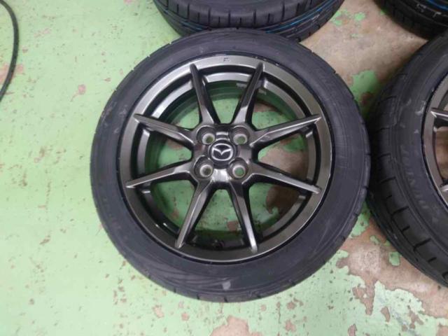 マツダ純正(MAZDA)  NDロードスター純正ホイール  + DUNLOP(ダンロップ) DIREZZA DZ102 195/50R16 4本セット