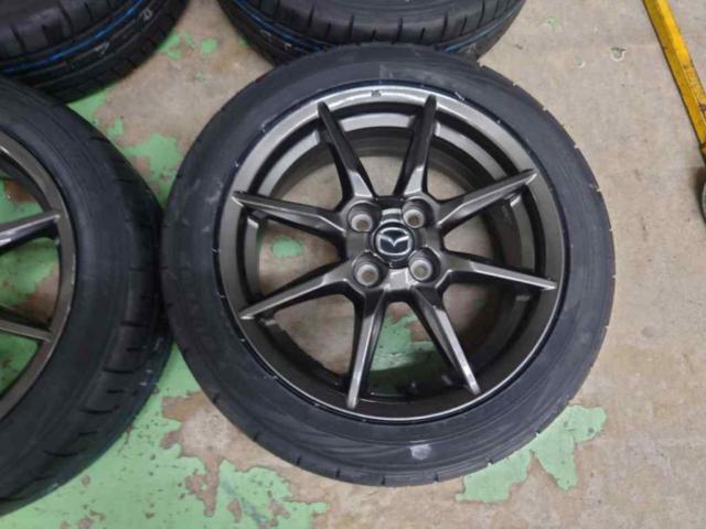 マツダ純正(MAZDA)  NDロードスター純正ホイール  + DUNLOP(ダンロップ) DIREZZA DZ102 195/50R16 4本セット