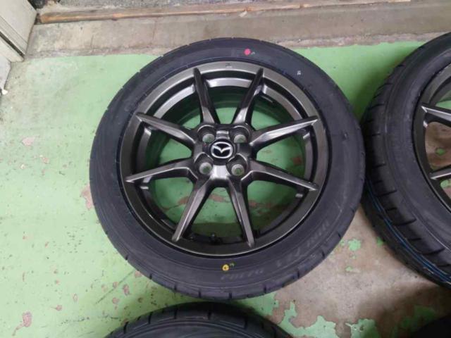 マツダ純正(MAZDA)  NDロードスター純正ホイール  + DUNLOP(ダンロップ) DIREZZA DZ102 195/50R16 4本セット