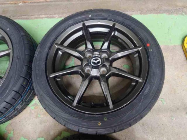 マツダ純正(MAZDA)  NDロードスター純正ホイール  + DUNLOP(ダンロップ) DIREZZA DZ102 195/50R16 4本セット