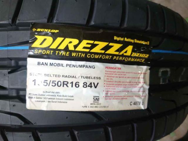 マツダ純正(MAZDA)  NDロードスター純正ホイール  + DUNLOP(ダンロップ) DIREZZA DZ102 195/50R16 4本セット