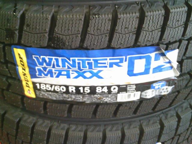 DUNLOP WINTERMAXX WM02 + トヨタ ヤリス純正スチールホイール