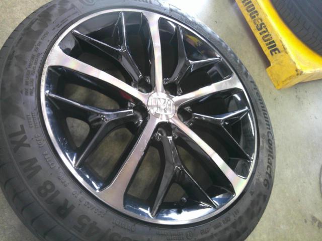 ホンダ シビック FK系後期純正ホイール + Continental Premium Contact 6