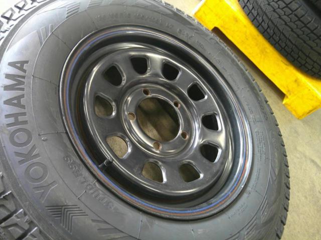 YOKOHAMA iceGUARD G075 + DAYTONA ブラックスチール