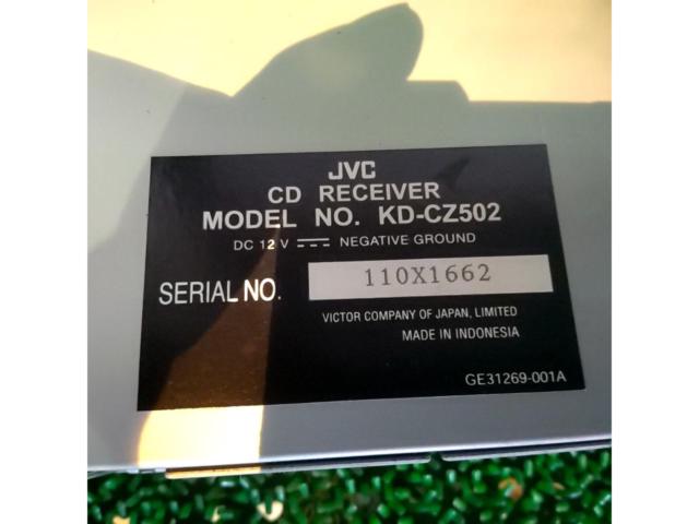 【JVC】KD-CZ502 1DINオーディオ 2004年モデル