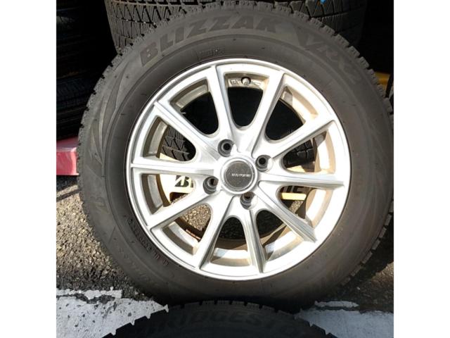 【BRIDGESTONE(ブリヂストン)】ECO FORME(エコフォルム) SE-15 (4HOLE)+BLIZZKA VRX2 165/70R14