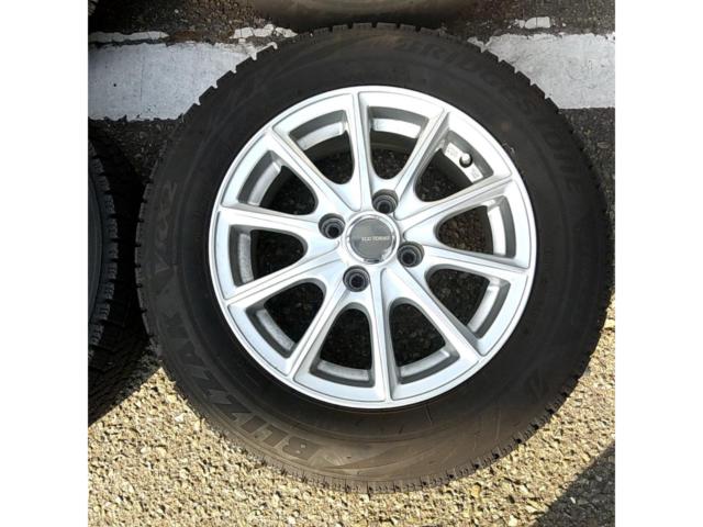 【BRIDGESTONE(ブリヂストン)】ECO FORME(エコフォルム) SE-15 (4HOLE)+BLIZZKA VRX2 165/70R14