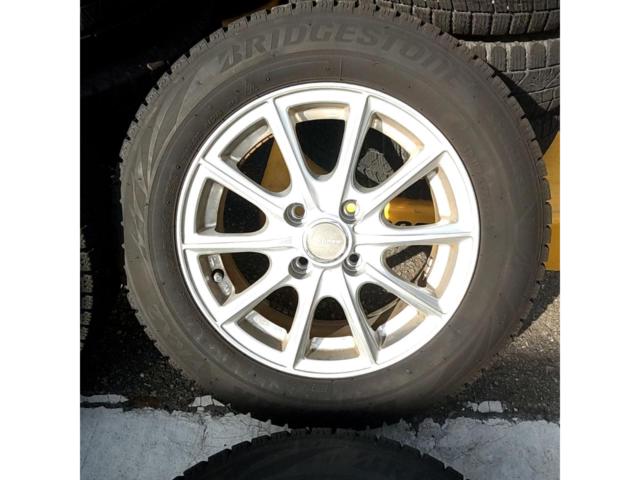 【BRIDGESTONE(ブリヂストン)】ECO FORME(エコフォルム) SE-15 (4HOLE)+BLIZZKA VRX2 165/70R14