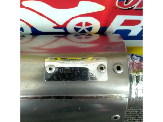 【GULADIUS400/650】WR’S(ダブルアールズ) JMCA REAR EXHAUST 