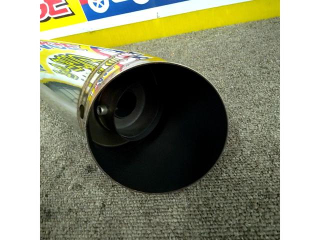 ノーブランド メガホンマフラー 差し込み内径約60.5Φ