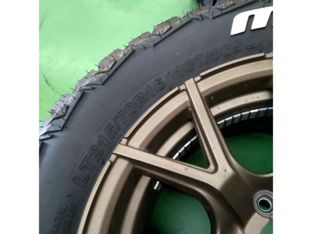 【weds】MUD VANCE SD+【MONSTA】MUD WARRIOR LT 215/70R16 107/105Q 8PR
