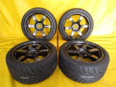 ★サーキットでカマしましょう!!★RAYS VOLK RACING TE37 SAGA + DUNLOP DIREZZA ZⅢ(2024/2026年製造/未使用)