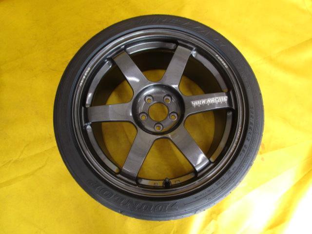 ★サーキットでカマしましょう!!★RAYS VOLK RACING TE37 SAGA + DUNLOP DIREZZA ZⅢ(2024/2026年製造/未使用)