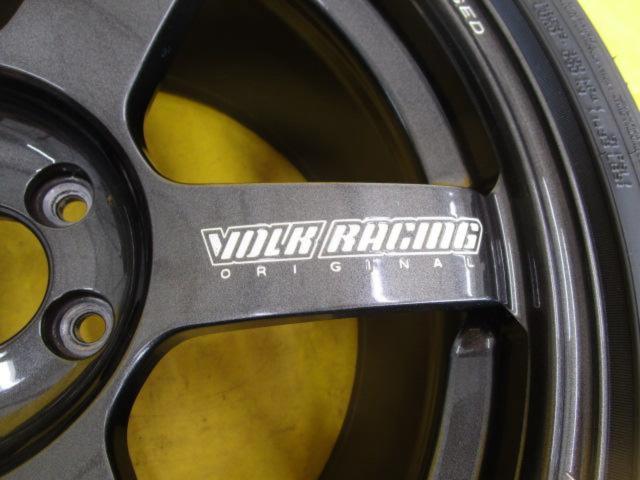 ★サーキットでカマしましょう!!★RAYS VOLK RACING TE37 SAGA + DUNLOP DIREZZA ZⅢ(2024/2026年製造/未使用)