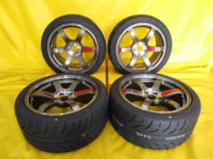 ★サーキットでカマしましょう!!★RAYS VOLK RACING TE37 SAGA SL + DUNLOP DIREZZA ZⅢ(2026年製造/未使用)