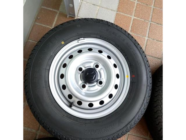 スズキ純正 スチール+YOKOHAMA VAN355 145/80R12 LT